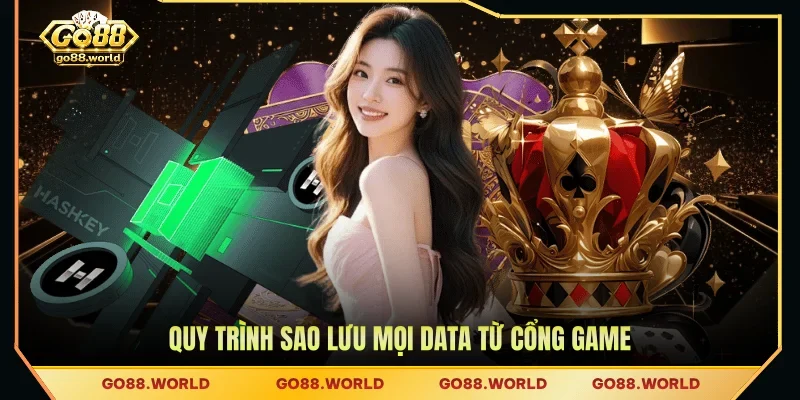 Quy trình sao lưu mọi data từ cổng game